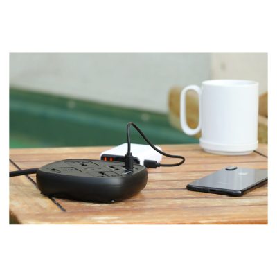 چند راهی برق و شارژر پرودو PORODO 4 USB 3 SOCKETS PD-SC3302 دارای 4 پورت